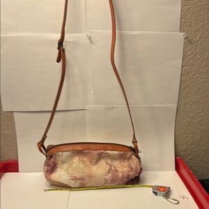 ALFANA Pink and Brown Crossbody Bag